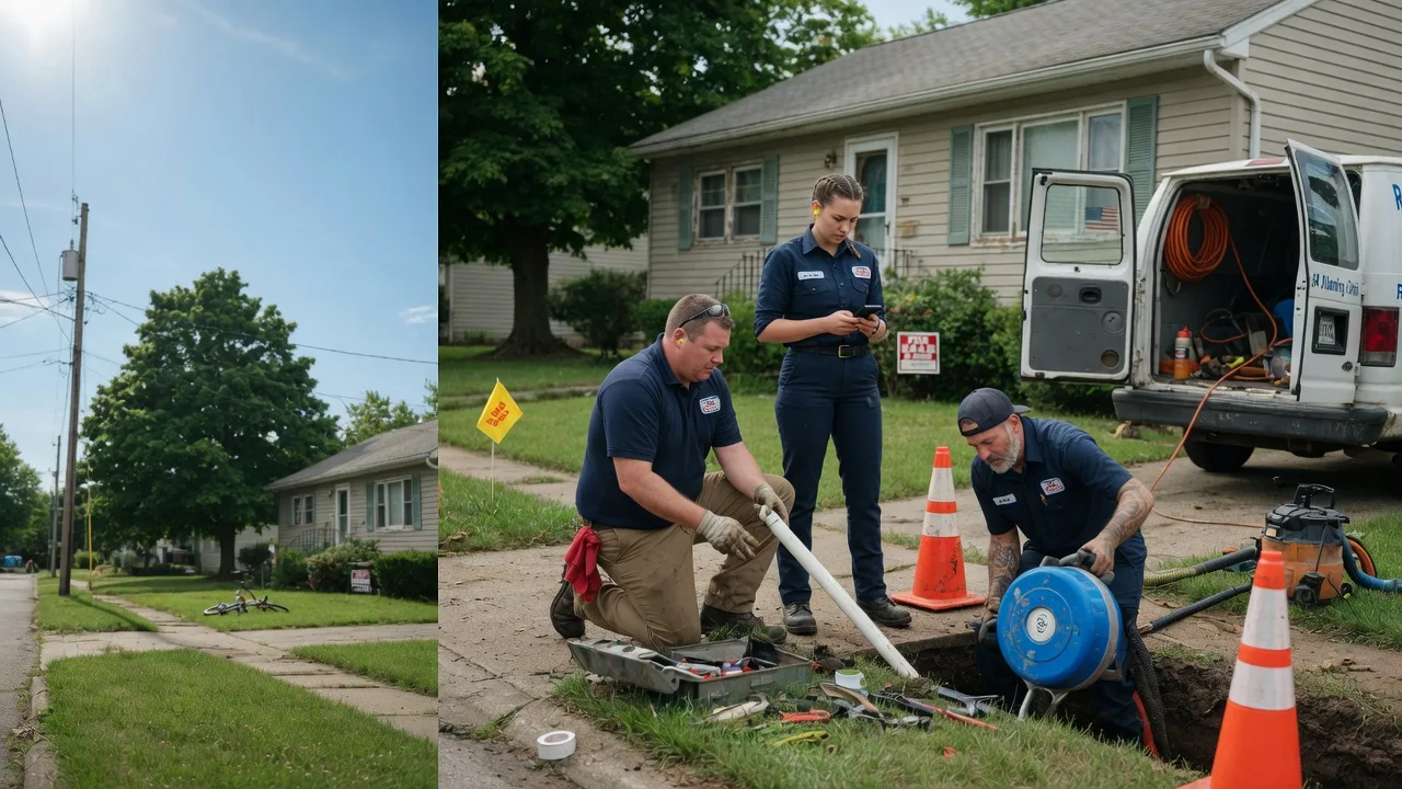Sewer Line Repair in Bluff Springs, IL near me